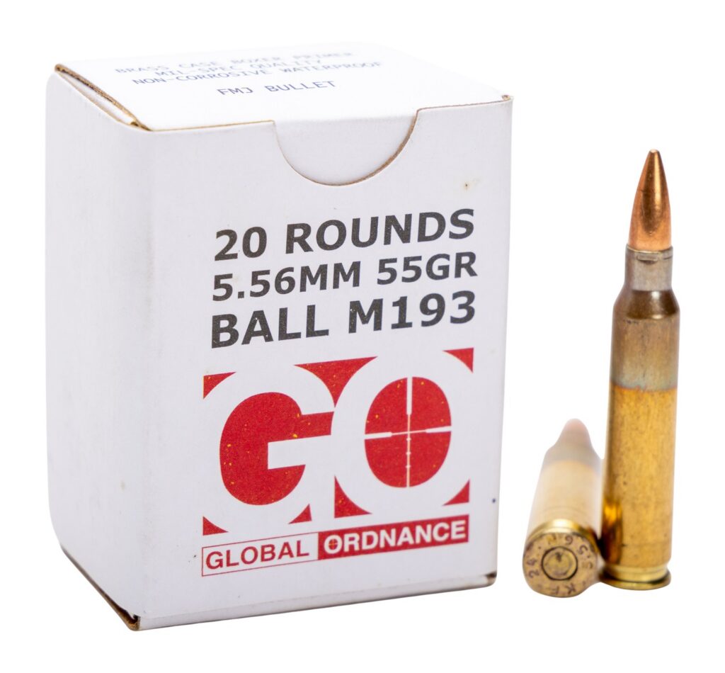 GO 850003223346 556X45 M193 55GR FMJ 20/50